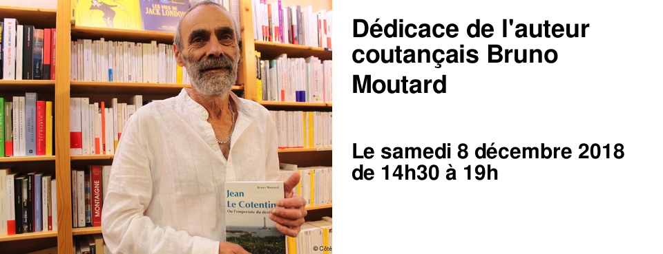 D�dicace de l'auteur coutan�ais Bruno Moutard